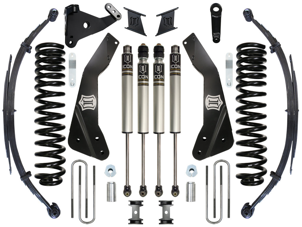 ICON Vehicle Dynamics 2011-2016 Ford F250/F350, 7" Lift, Stage 2 Suspension System