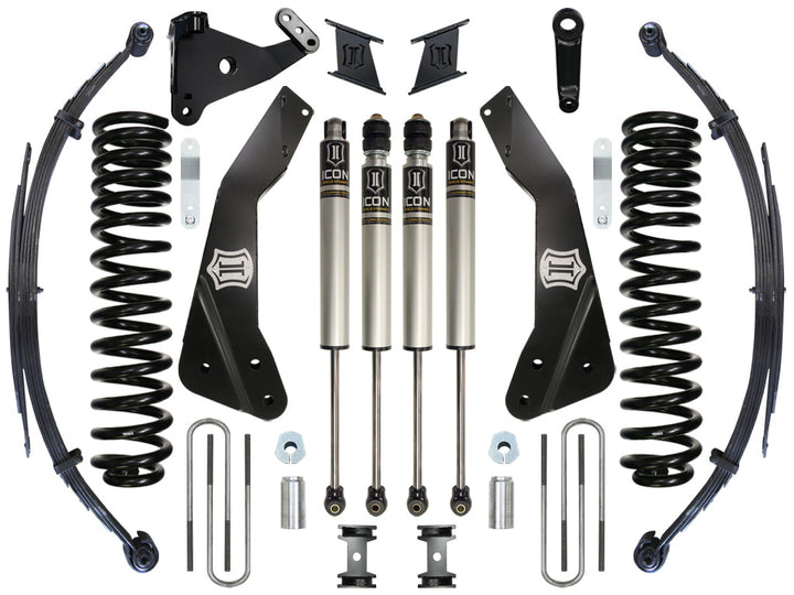 ICON Vehicle Dynamics 2011-2016 Ford F250/F350, 7" Lift, Stage 2 Suspension System