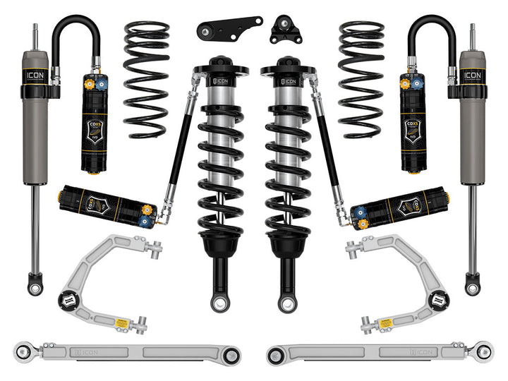 ICON Vehicle Dynamics 2024-2026 Toyota Tacoma 1.25-3" Lift, Stage 9 Suspension System, Billet, Overland Rear Springs