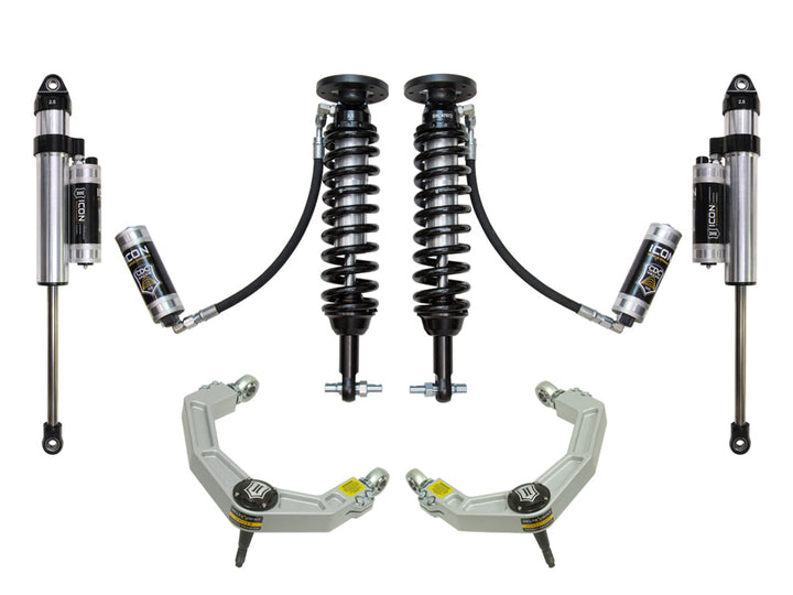 ICON Vehicle Dynamics 2014 Ford F-150 2WD, 1.75-2.63" Lift, Stage 5 Suspension System, Billet