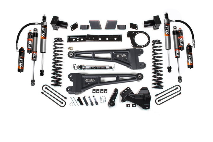 BDS Suspension 7 Inch Lift Kit w/ Radius Arm Ford F250/F350 Super Duty 2023-2026 4WD Diesel - Block Kit / FOX 2.5 Performance Elite