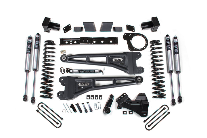 BDS Suspension 7 Inch Lift Kit w/ Radius Arm Ford F250/F350 Super Duty 2023-2026 4WD Diesel - Block Kit / FOX 2.0 Performance Series