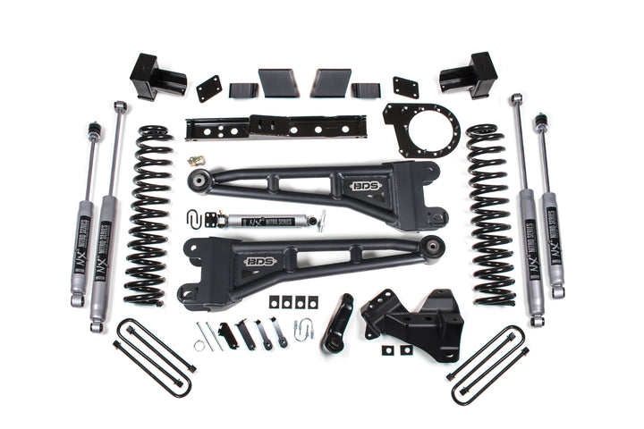 BDS Suspension 7 Inch Lift Kit w/ Radius Arms Ford F350 Super Duty DRW 2023-2026 4WD Diesel