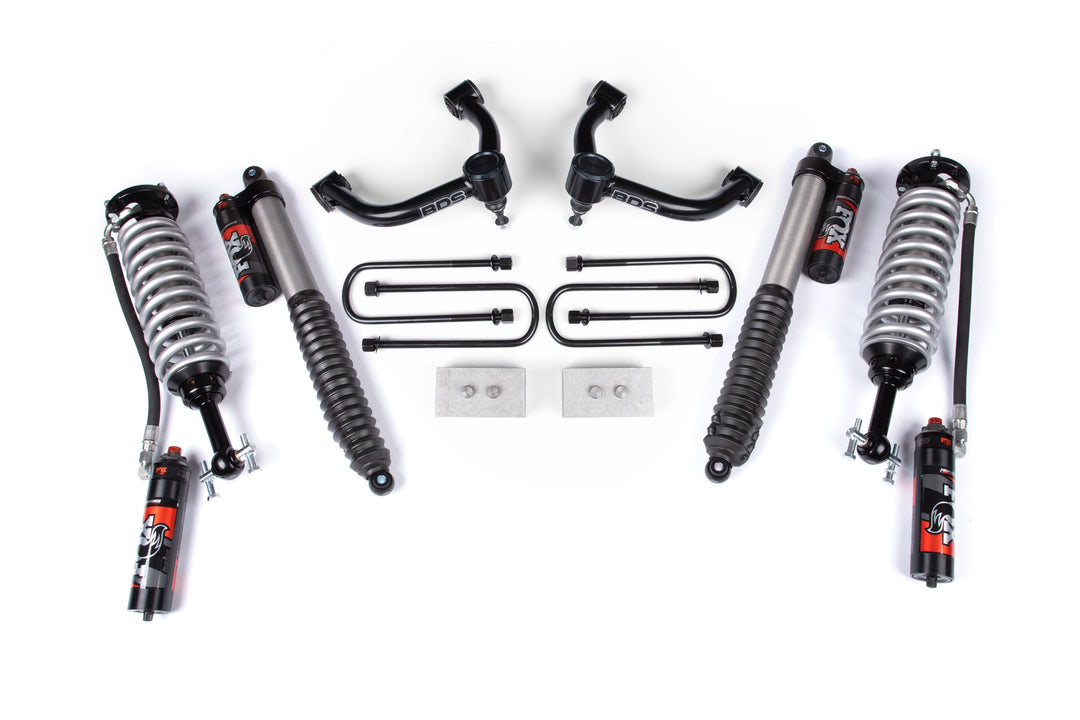 BDS Suspension 3 Inch Lift Kit 2.5 Performance Elite Series Ford F150 2021-2026 4WD - FOX 2.5 Performance Elite