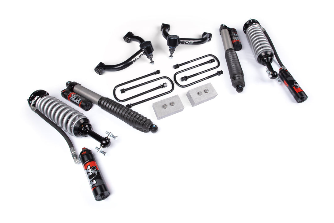 BDS Suspension 3 Inch Lift Kit 2.5 Performance Elite Series Ford F150 2021-2026 4WD