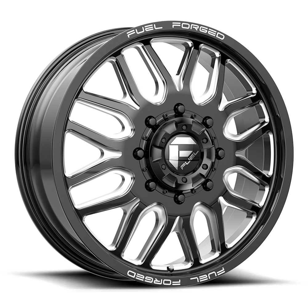 Fuel FF66D DUALLY MATTE BLACK MILLED