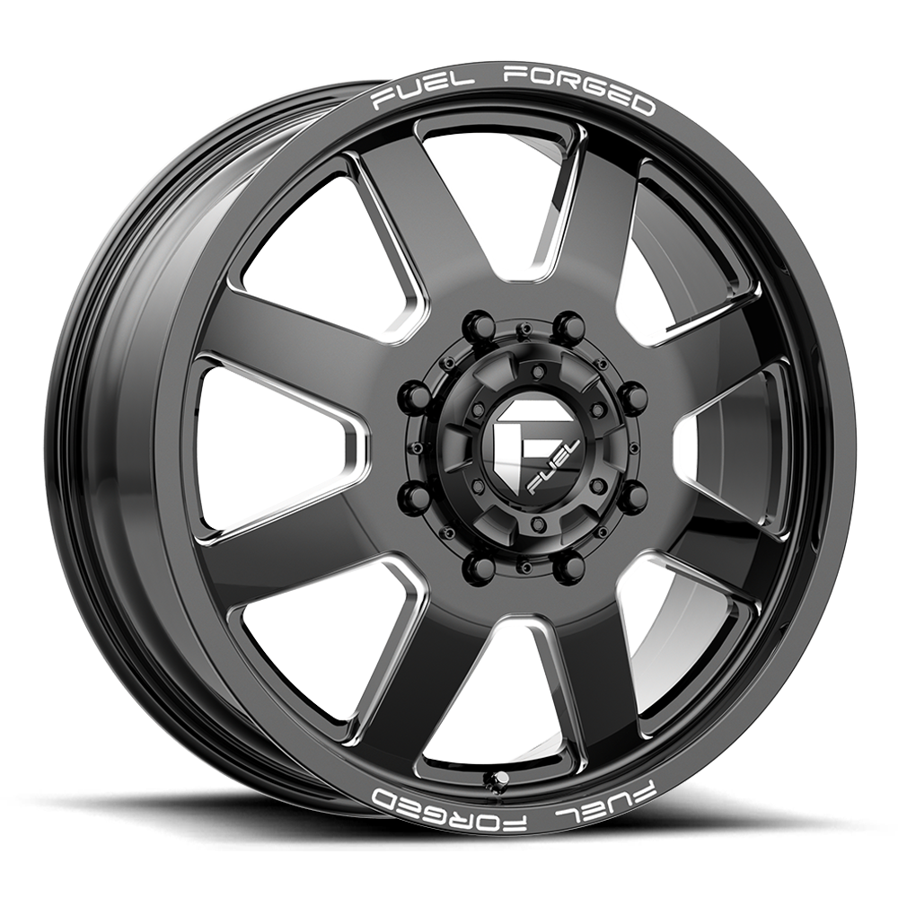 Fuel FF09D MATTE BLACK MILLED