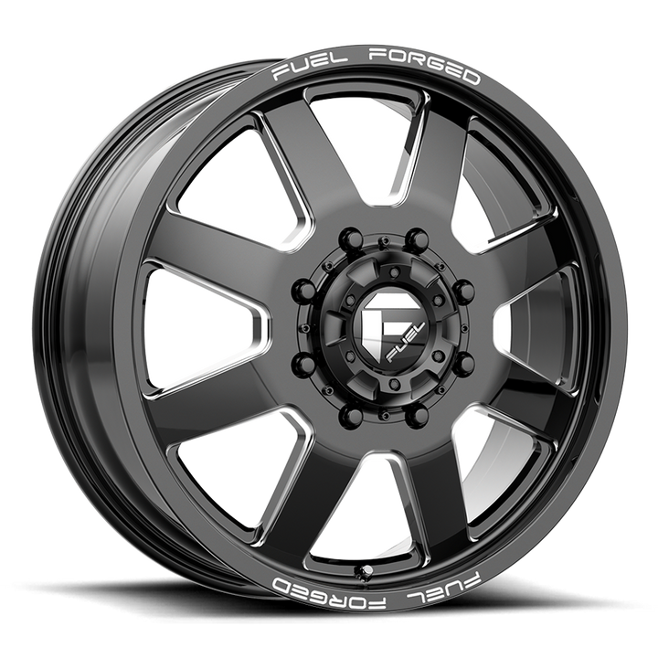 Fuel FF09D MATTE BLACK MILLED