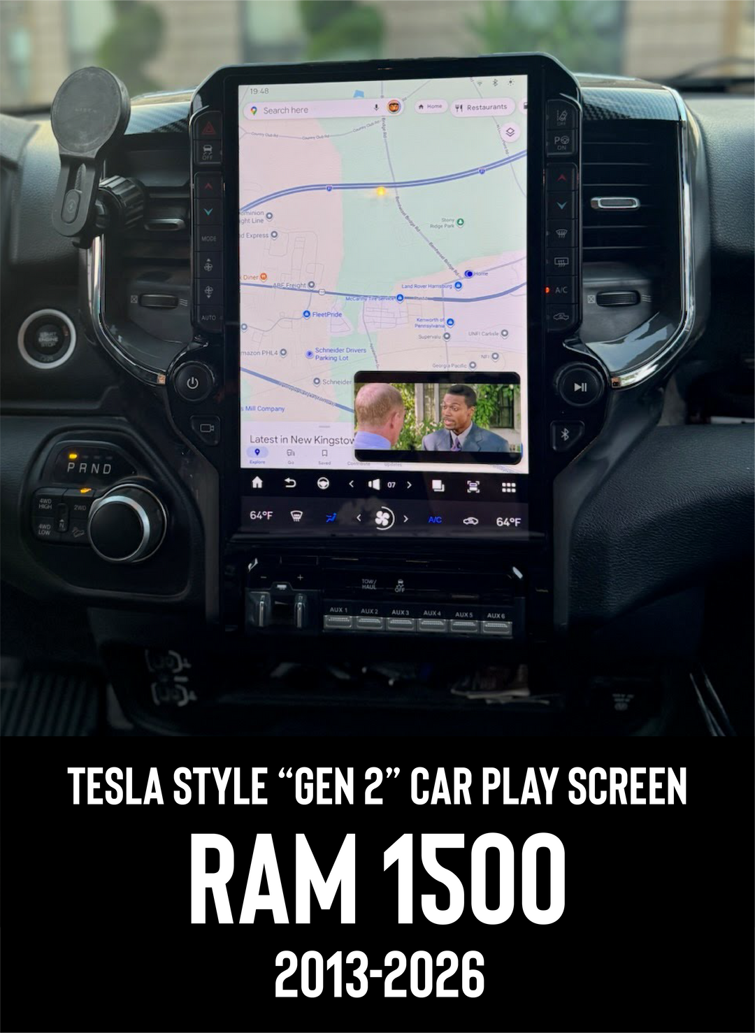 Ram 1500 "GEN 2" Tesla Style Screen 2013-2026
