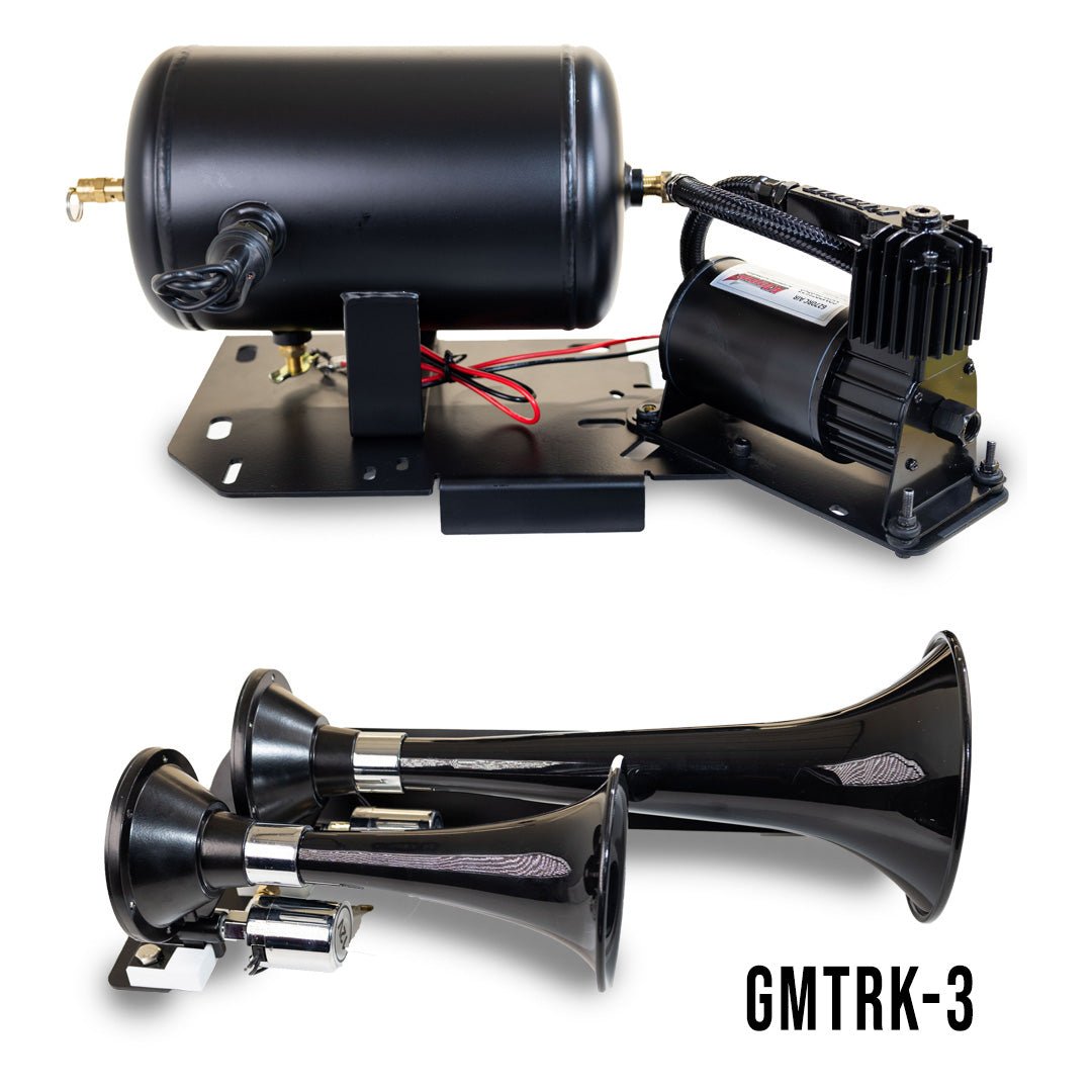 Kleinn Triple Air Horn & Onboard Air System - 2007-2020 Silverado, Sierra & SUVs - image 2