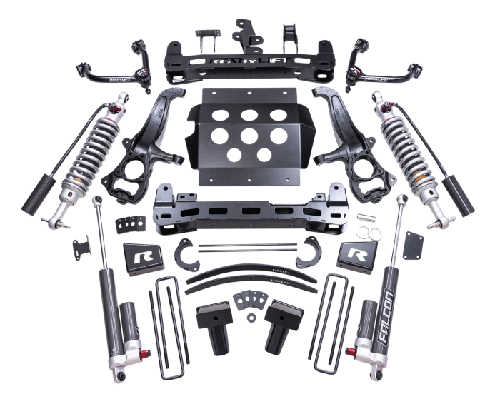 8" MAX3.3 Suspension System - GM Silverado / Sierra 1500 - 2019-2024 With Falcon 3.3 Shocks