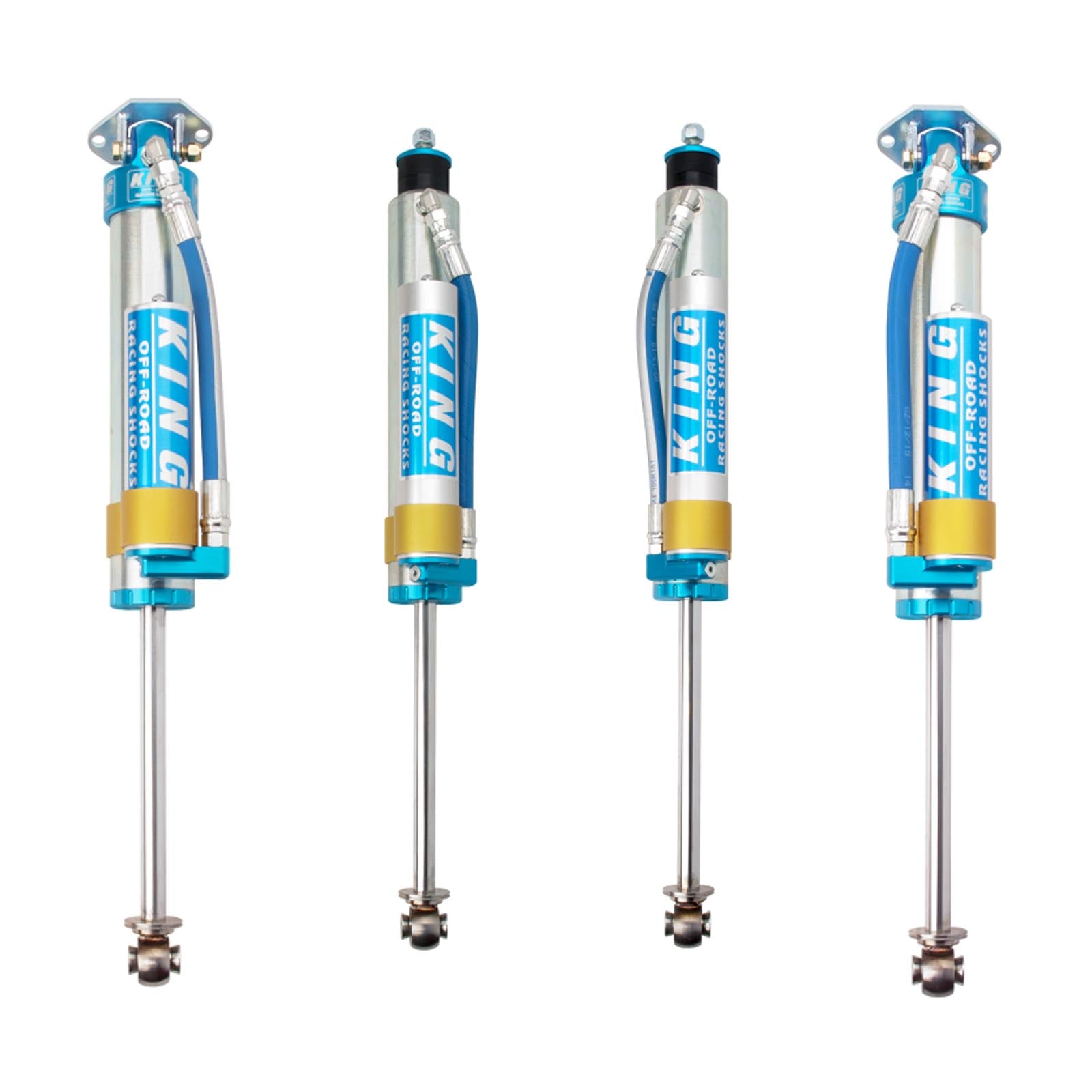 King Shocks 2.5 Performance w/ Remote Reservoir Shocks Set for 2005-2016 Ford F250 Super Duty 4WD w/4-6" lift - King Shocks