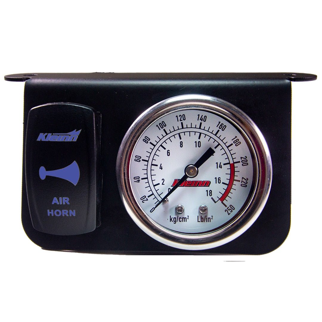 Kleinn Model 1303B Illuminated Panel Gauge - 160 PSI, Blue Rocker Switch - image 1
