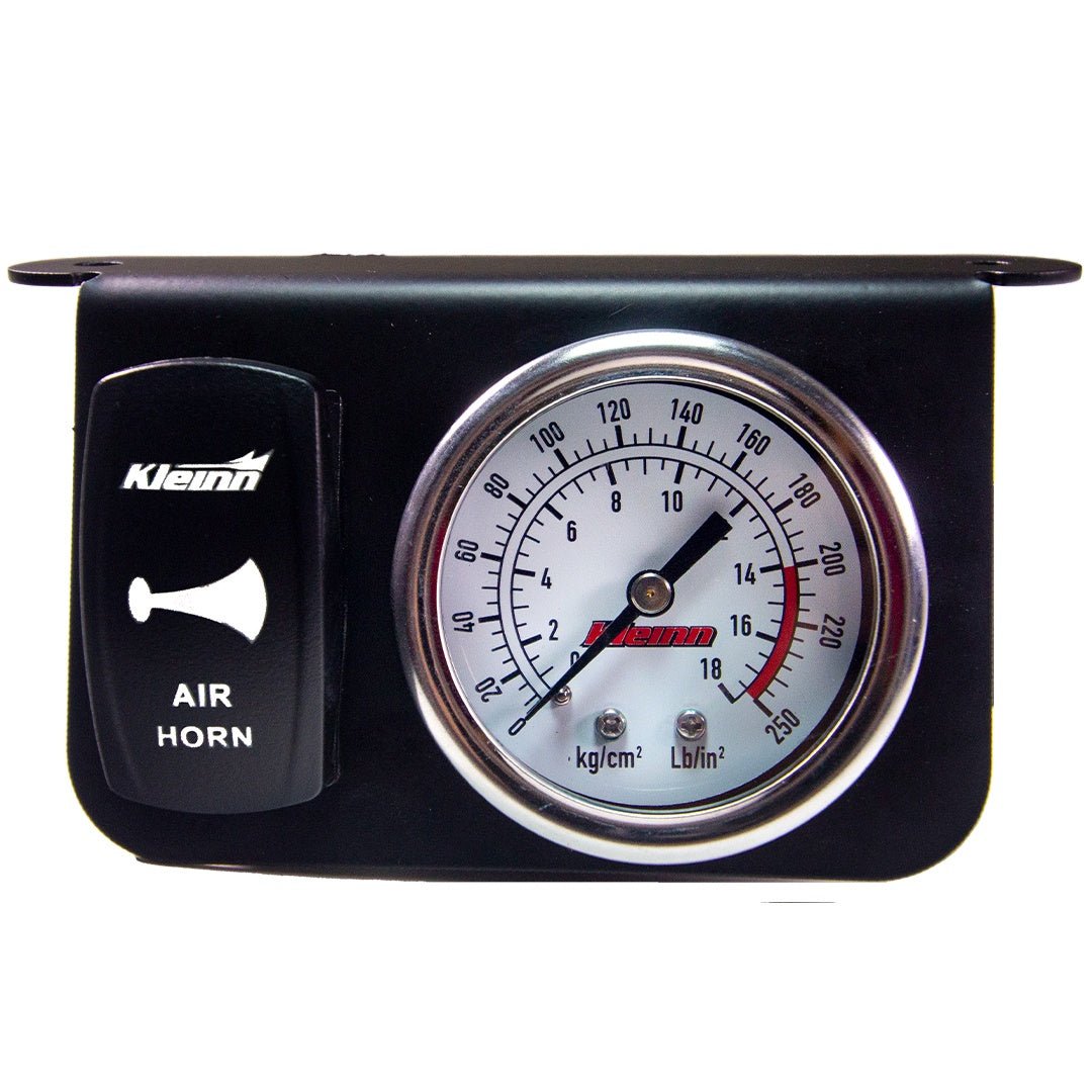 Kleinn Model 1303W Illuminated Panel Gauge - 160 PSI, White Rocker Switch - image 1