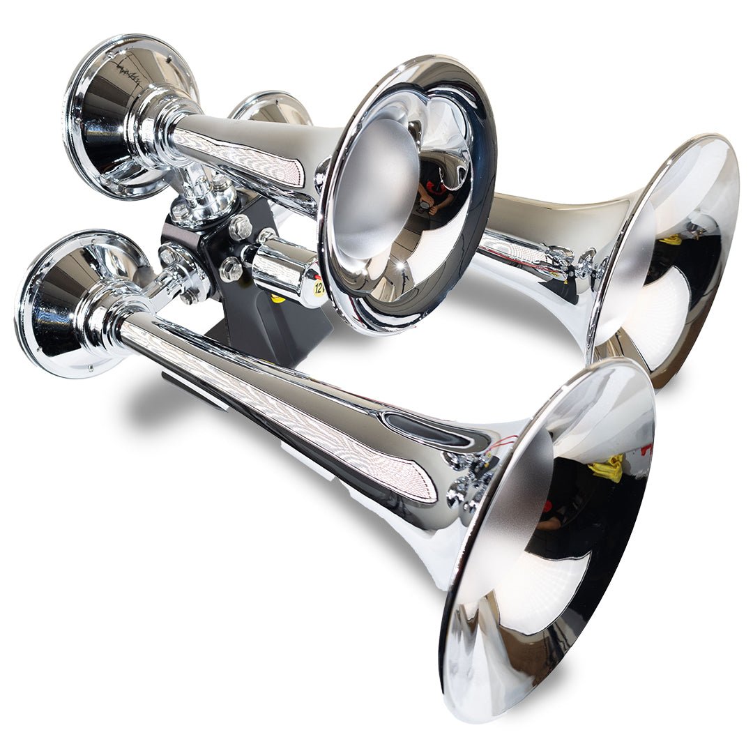 Kleinn Model 501 Sentinel Chrome Triple Horn - image 1