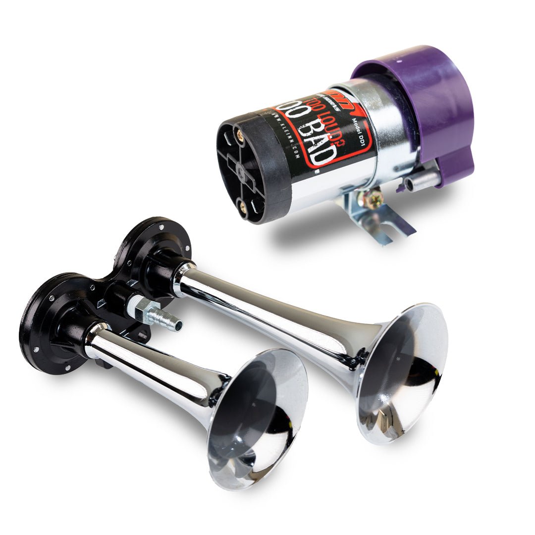 Kleinn Model 6126 Direct Drive Dual Air Horn - Chrome, 12-Volt - image 1