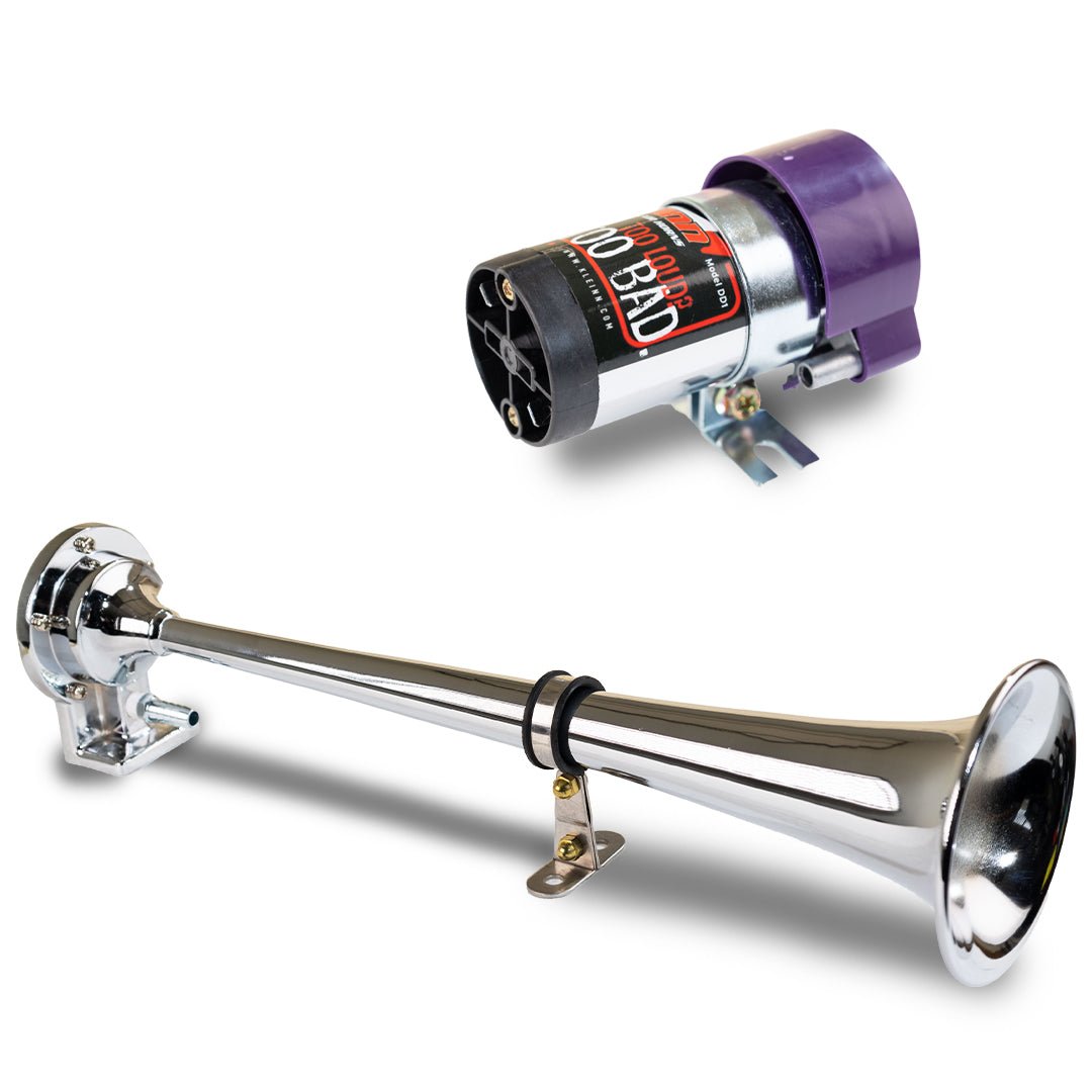 Kleinn Model 6127 Direct Drive Single Air Horn - Chrome, 12-Volt - image 1