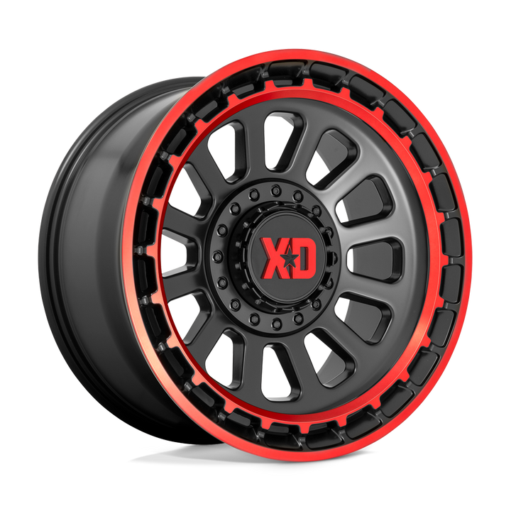 FINISH::SATIN BLACK MACH LIP RED TINT