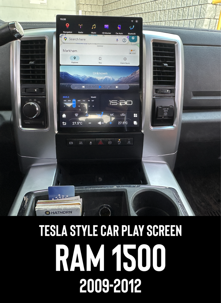 Ram 1500 Tesla Style Screen 2009-2012