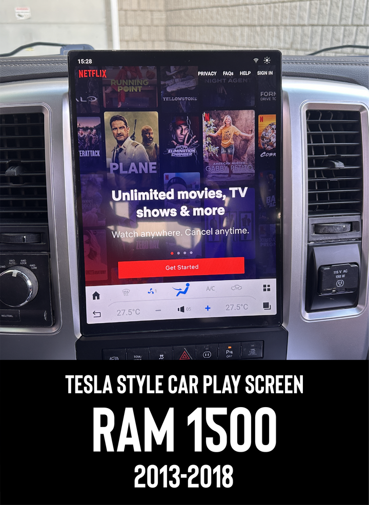 Ram 1500 Tesla Style Screen 2013-2018