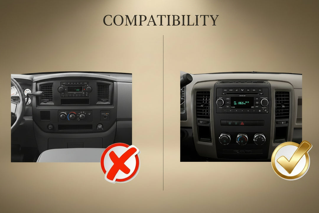 Ram 1500 Tesla Style Screen 2009-2012