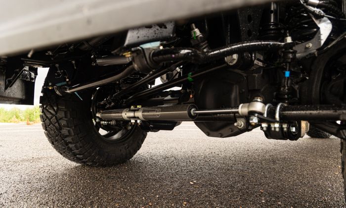 4" COIL SPRING SUSPENSION SYSTEM WITH FALCON MAX3.3 SHOCKS AND RADIUS ARMS - 2023-2026 FORD SUPER DUTY F250/F350 4WD