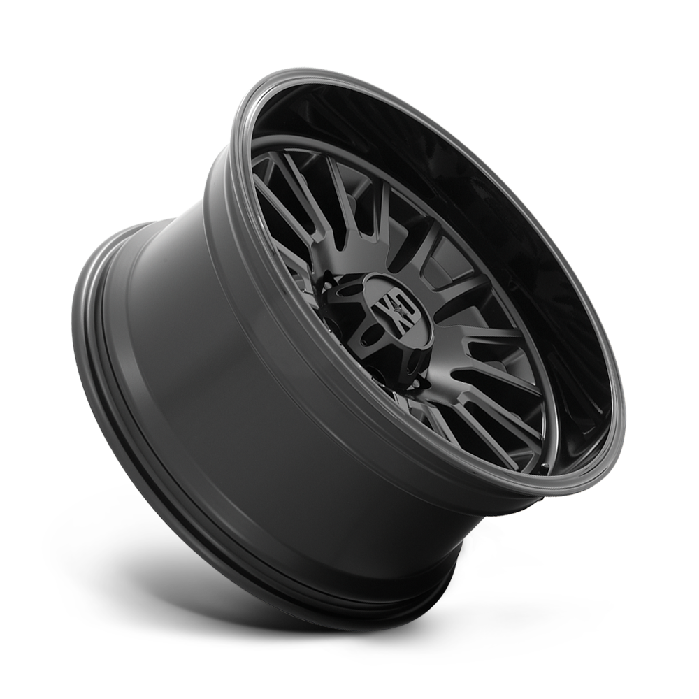 Satin Black W/ Gloss Black Lip