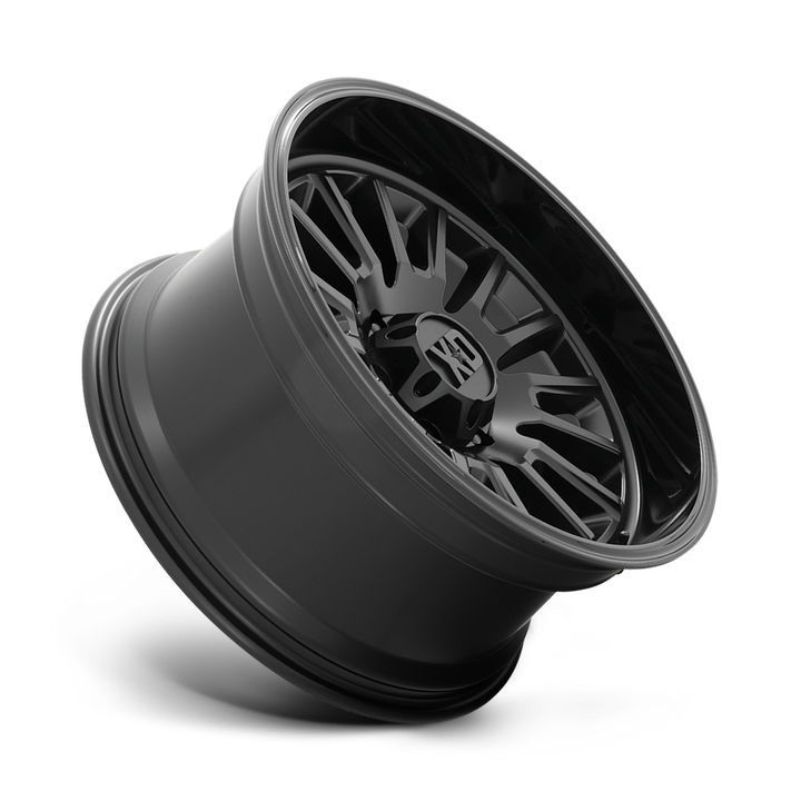 Satin Black W/ Gloss Black Lip