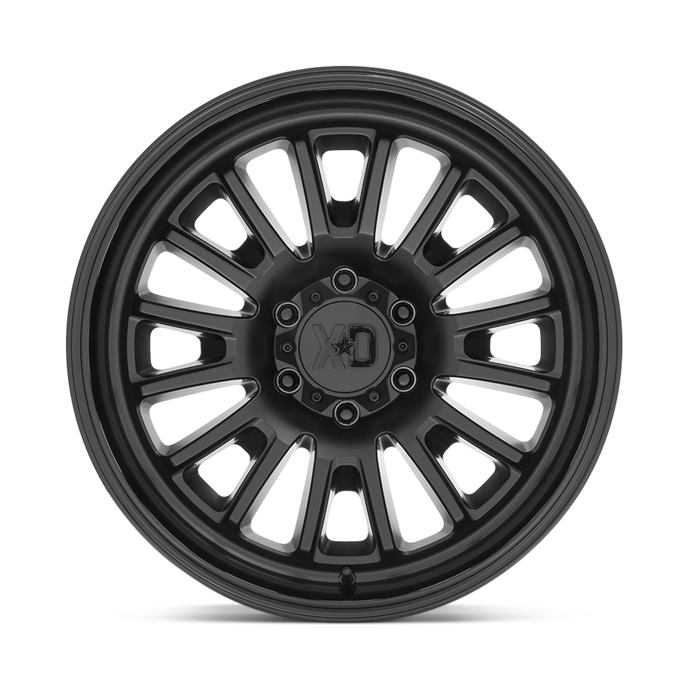 Satin Black W/ Gloss Black Lip