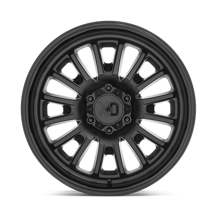 Satin Black W/ Gloss Black Lip