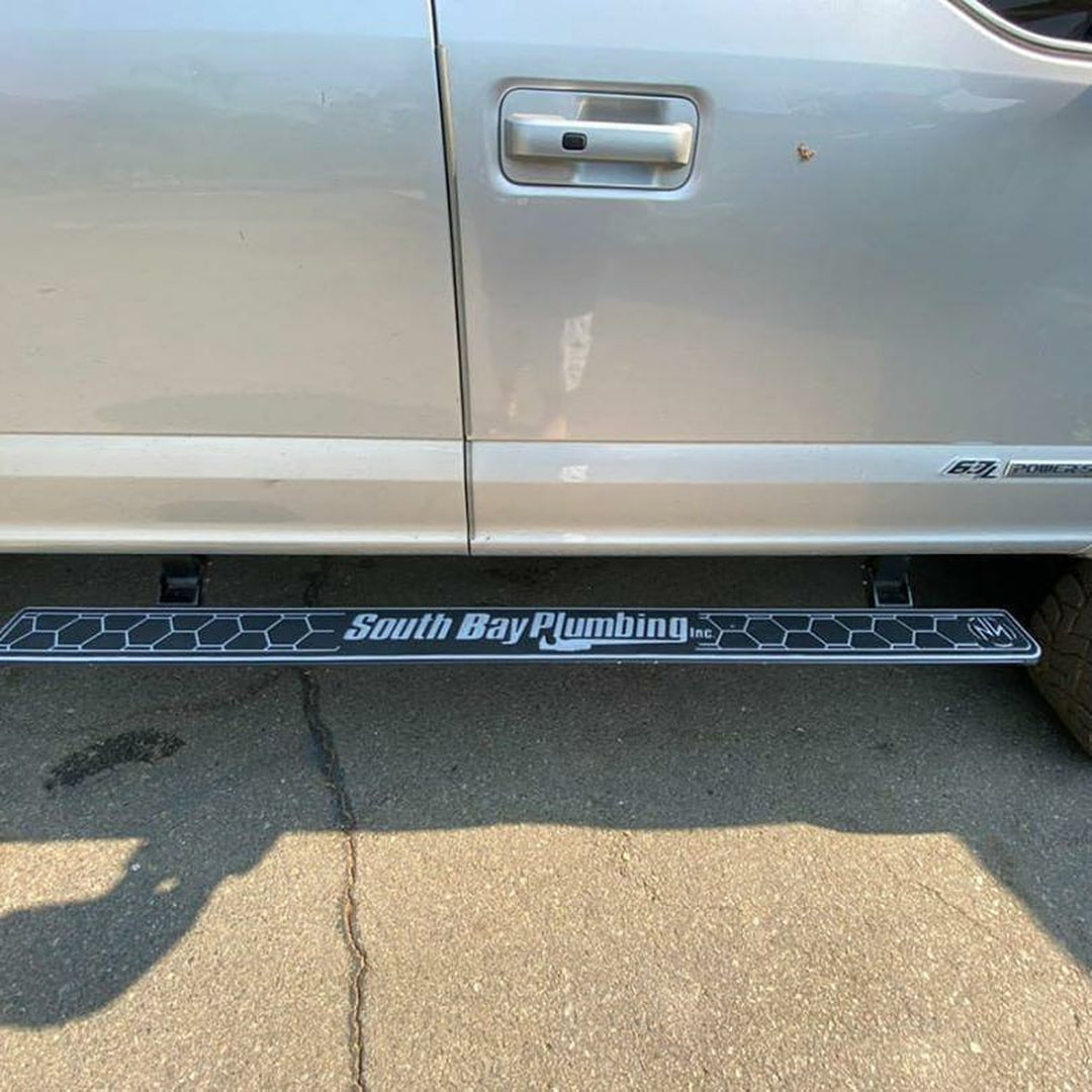 SC Wake step pads installed on truck