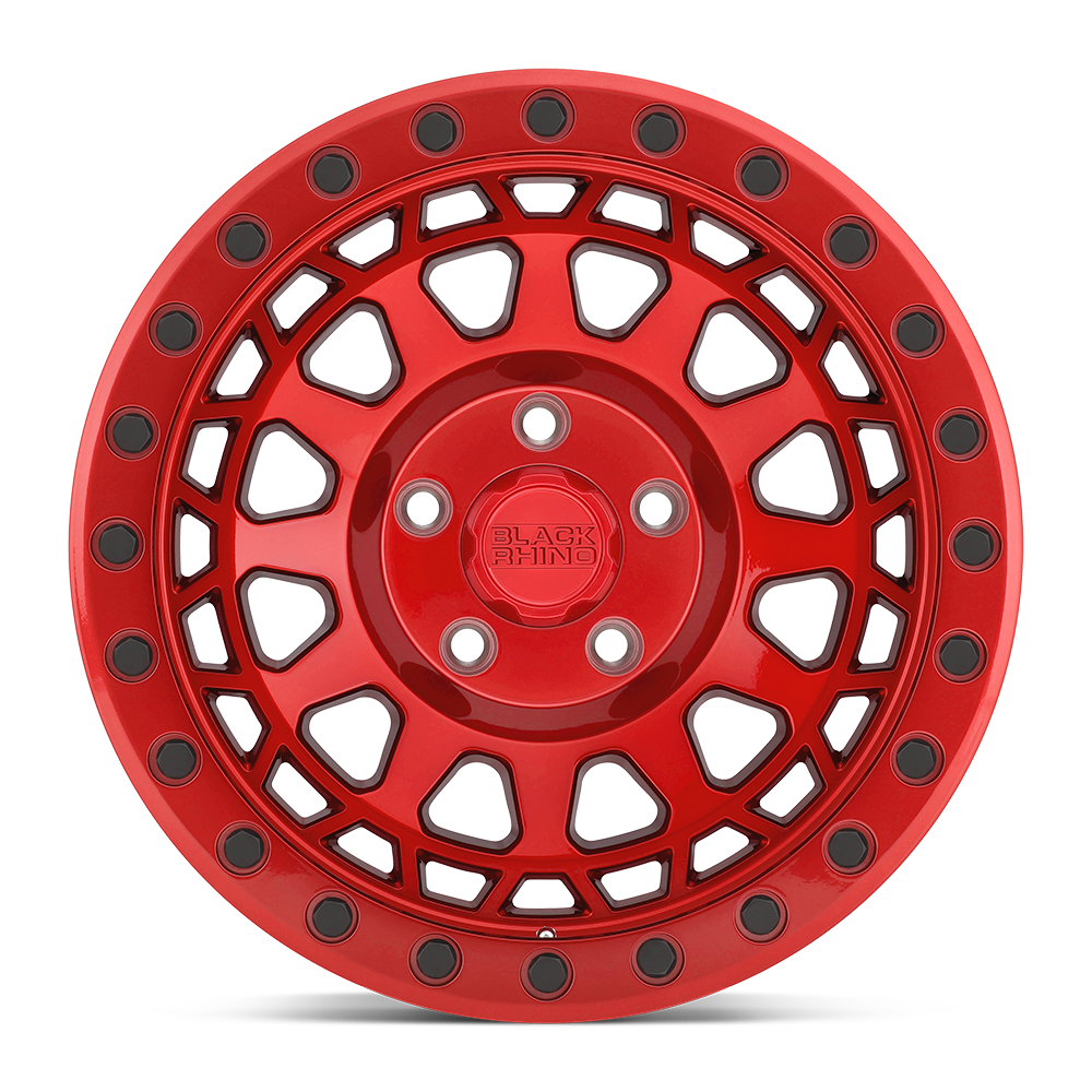 Candy Red W/ Black Bolts