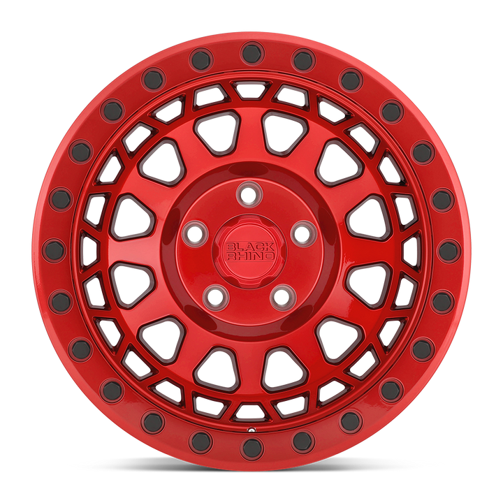 Candy Red W/ Black Bolts
