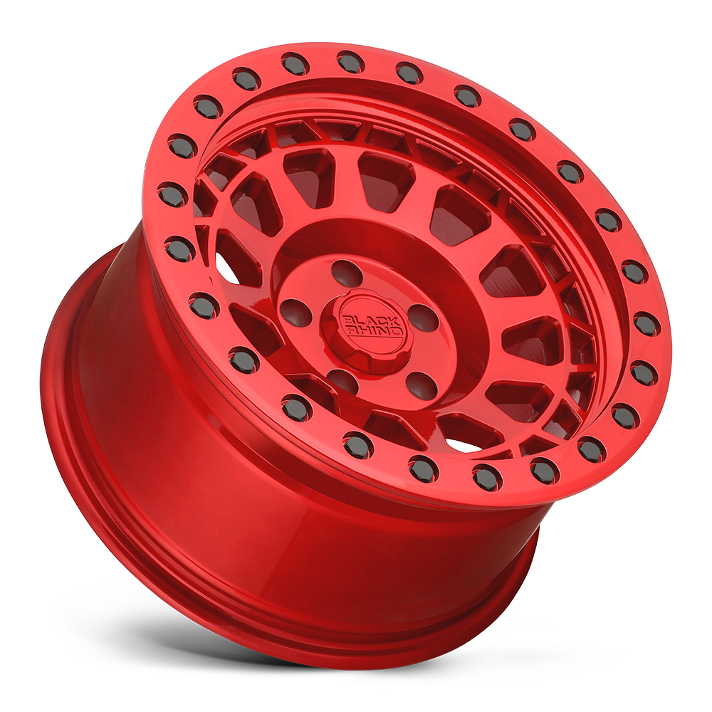 Candy Red W/ Black Bolts