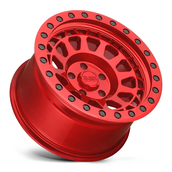Candy Red W/ Black Bolts